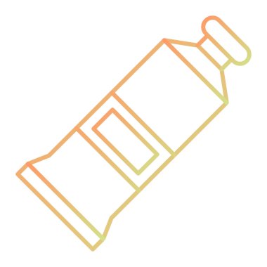 Bir havlu simgesinin vektör illüstrasyonu