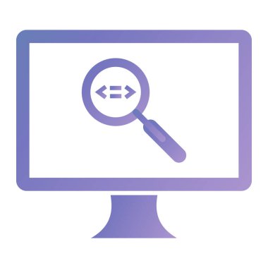 Arama motoru optimizasyon vektörü simgesi