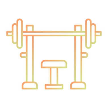 Halter ikon vektörü. İnce çizgi işareti. izole edilmiş sınır sembolü çizimi