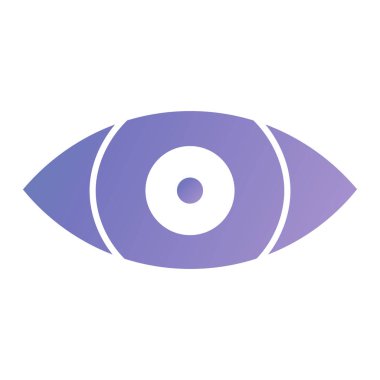 Göz simgesi vektör illüstrasyonu