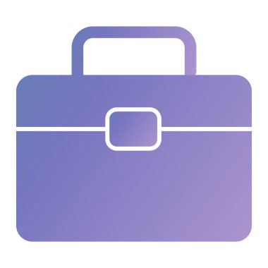 evrak çantası simgesi, vektör illüstrasyonu