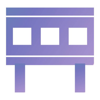 Okul. Web simgesi basit illüstrasyon