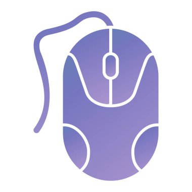 Bilgisayar faresi simgesi. Vektör illüstrasyonu