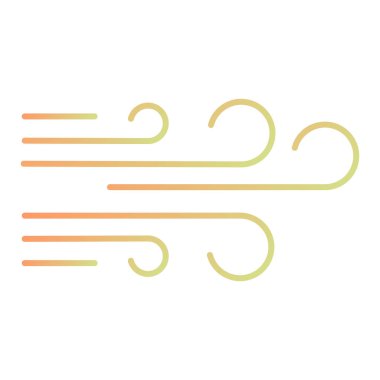 rüzgar ikonu vektör illüstrasyonu