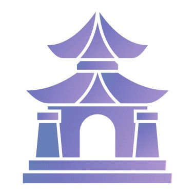 vector illustration of a beautiful silhouette of a building