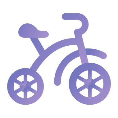 Bisiklet. Web simgesi basit illüstrasyon