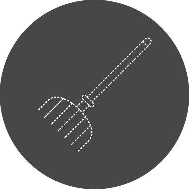 Pitchfork simgesinin vektör illüstrasyonu
