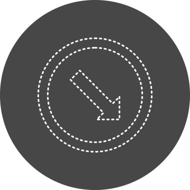 ok simgesinin vektör illüstrasyonu