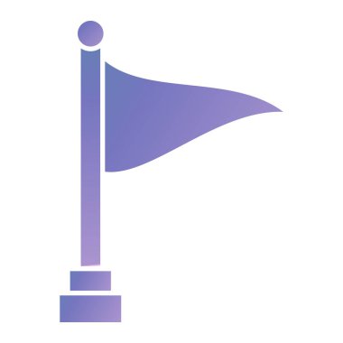 Bayrak. Web simgesi basit tasarım