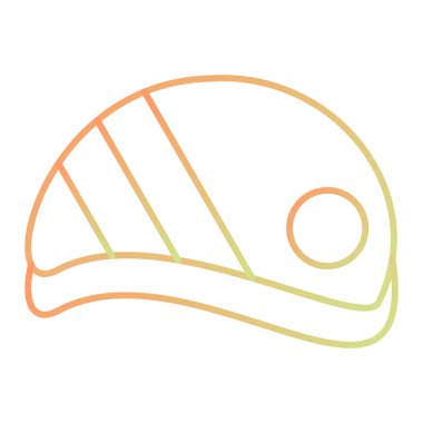 Beyzbol şapkasının vektör çizimi