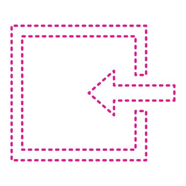 ok simgesi vektör illüstrasyonu