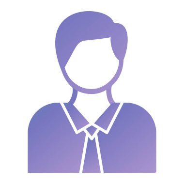 avatar. Web simgesi basit illüstrasyon