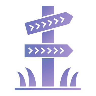 Yol işaretlerinin vektör illüstrasyonu