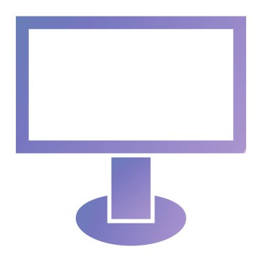 lcd. Web simgesi basit illüstrasyon