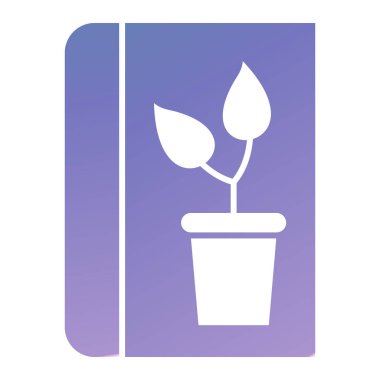 Büyüyen bitki simgesi vektör illüstrasyonu