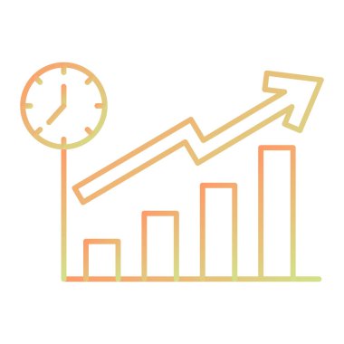 iş grafiği vektör illüstrasyonu