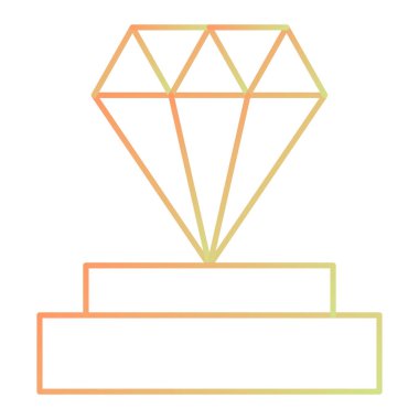 Bir elmas kutusunun vektör illüstrasyonu