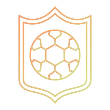 futbol topu ikonu vektör illüstrasyon tasarımı