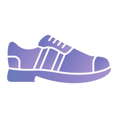 Moda tarzı izole edilmiş arka planda ayakkabı simgesi