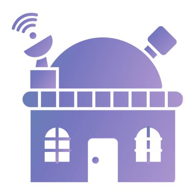 uydu vektör simgesi modern basit illüstrasyon