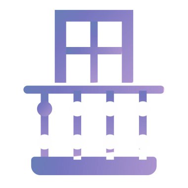 Bina. Web simgesi basit illüstrasyon