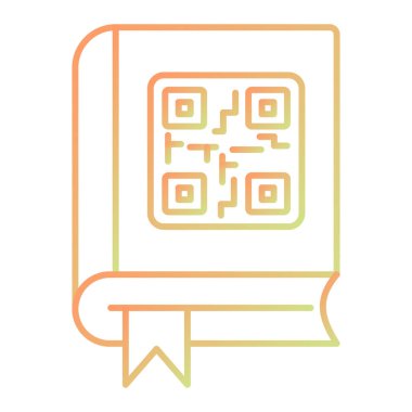 kitap simgesi vektör illüstrasyonu