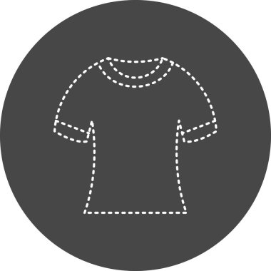 Gömlek. Web simgesi basit illüstrasyon