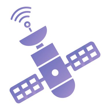 uydu anten simgesi. Beyaz arkaplanda izole edilmiş web tasarımı için kablosuz radyo vektör sembolü