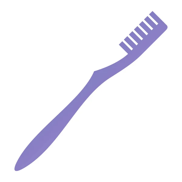 Zahnbürsten Symbol Flache Abbildung Von Kammvektorsymbolen Für Das Web — Stockvektor