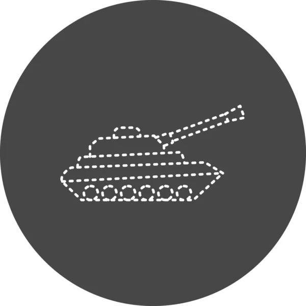 Vector Illustration Tank Icon — Stock Vector