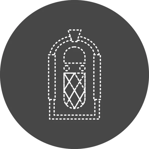 Juke Box Web Icon Simple Design — ストックベクタ