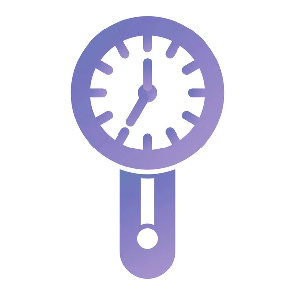 Icono Del Reloj Ilustración Vectorial — Vector de stock