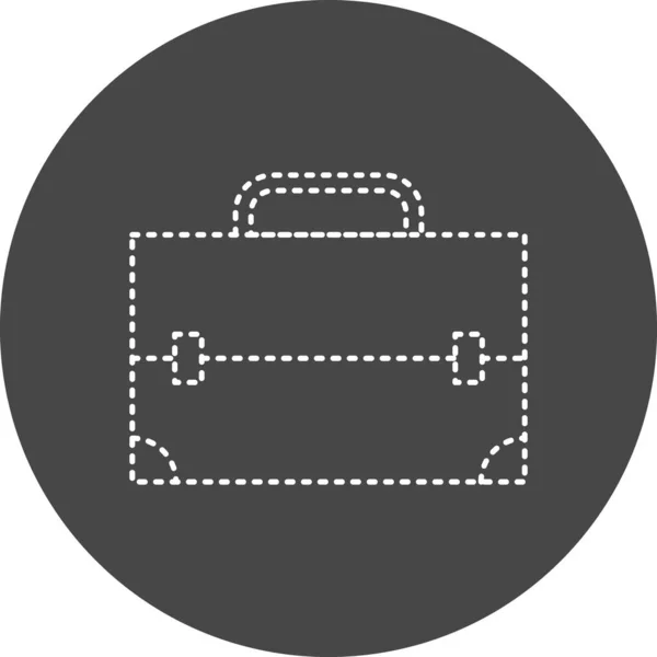 Briefcase Web Icon Simple Illustration — ストックベクタ