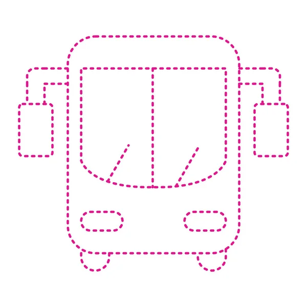 Значок Автобусного Транспорту Начерк Ілюстрації Піктограм Автомобіля Веб Дизайну — стоковий вектор