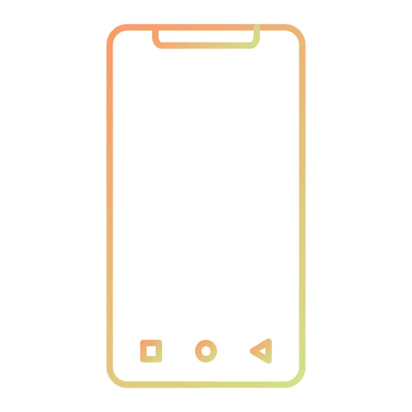 Téléphone Portable Avec Smartphone — Image vectorielle