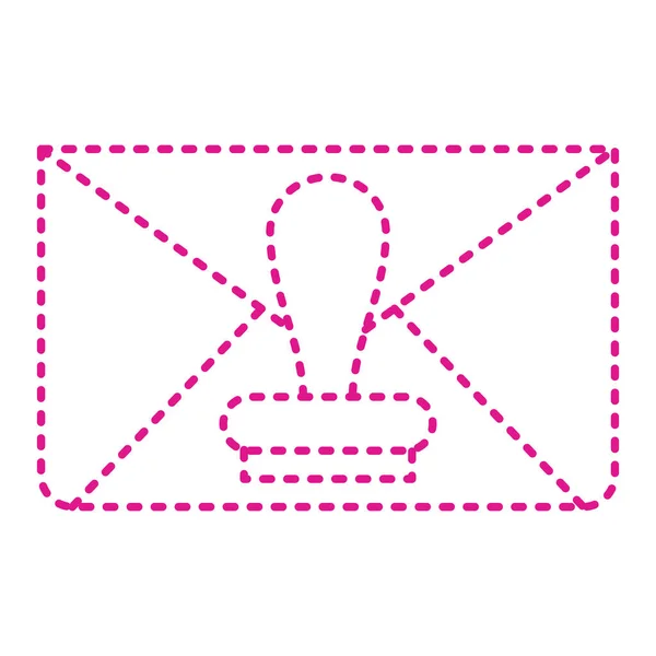 Envelope Letter Message Icon Vector Illustration Design — Archivo Imágenes Vectoriales