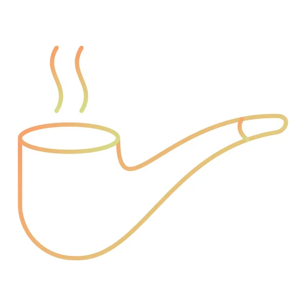 Smoking Pipe Icon Simple Illustration Tobacco Pot Vector Icons Web — 스톡 벡터