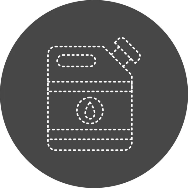 Carburante Web Icon Design Semplice — Vettoriale Stock