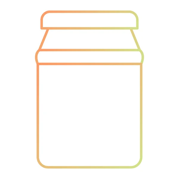 Jar Jam Icon Outline Illustration Honey Vector Icons Web — Stockvektor