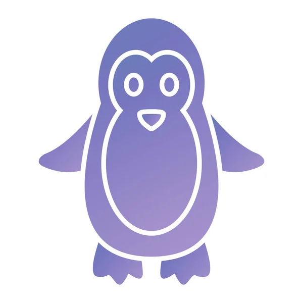 Cute Cartoon Penguin Vector Illustration — Stock Vector