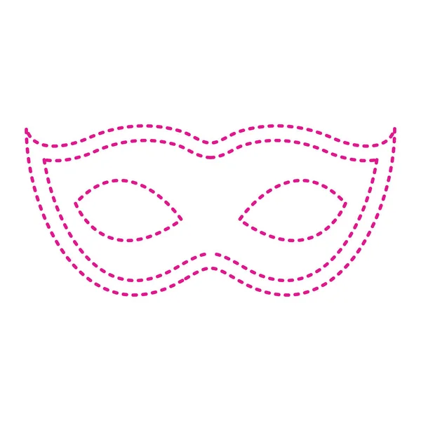 Carnival Mask Icon Cartoon Illustration Masquerade Vector Symbol Web — ストックベクタ