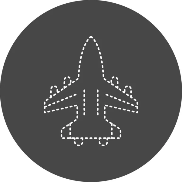 Jet Web Simple Icon Illustration — 图库矢量图片