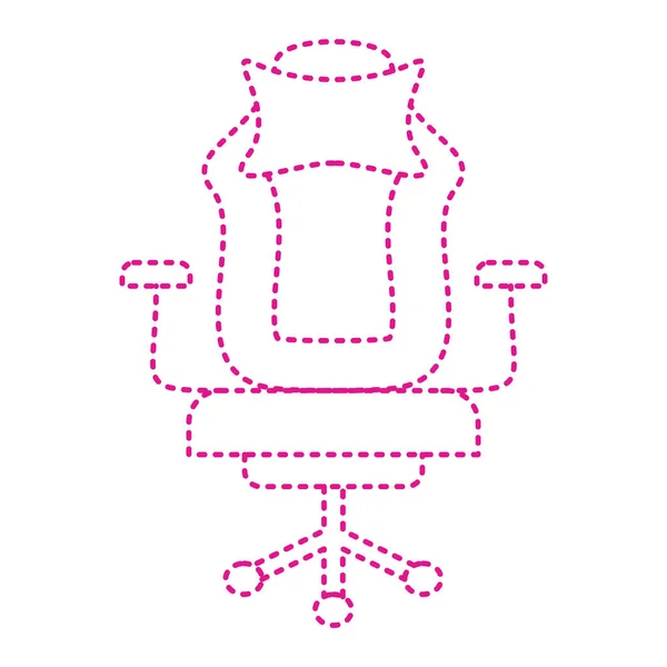 Kancelářská Židle Vektorová Ilustrace — Stockový vektor