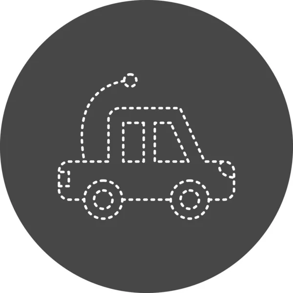 Car Web Icon Simple Design — Image vectorielle