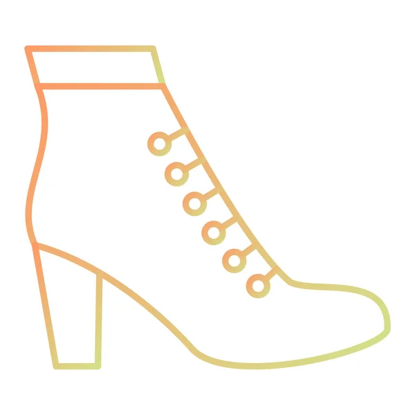 Icône Chaussure Illustration Vectorielle — Image vectorielle