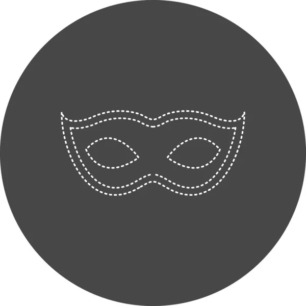 Vector Illustration Eye Mask — Stock Vector