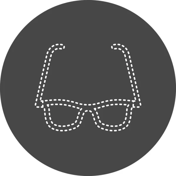 Web Icon Simple Illustration Glasses — Stockvector