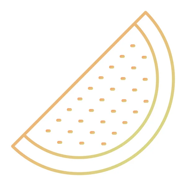 Slice Fresh Fruit Icon Vector Illustration Design — 图库矢量图片