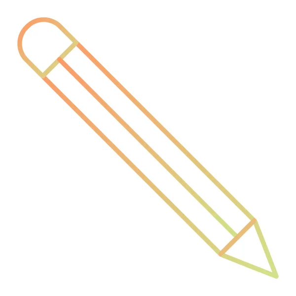 Pencil Icon Vector Illustration — Stock Vector