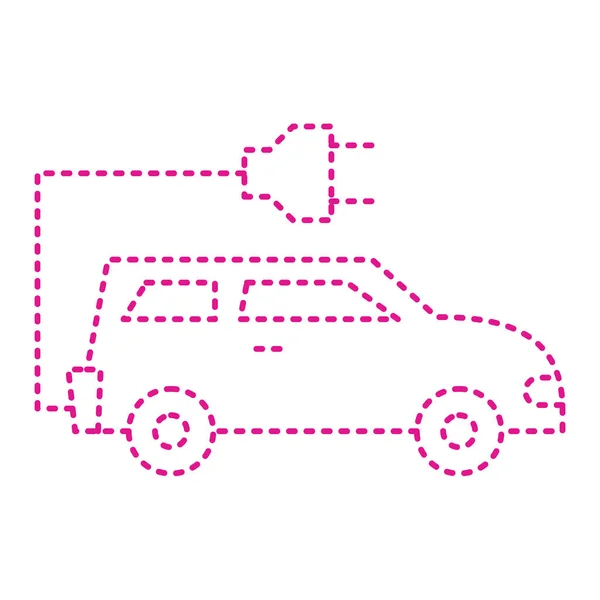 Car Repair Icon Outline Illustration Electric Vehicle Vector Icons Web — Stockvektor